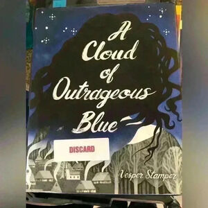 A Cloud of Outrageous Blue Hard Cover Book with sleeve